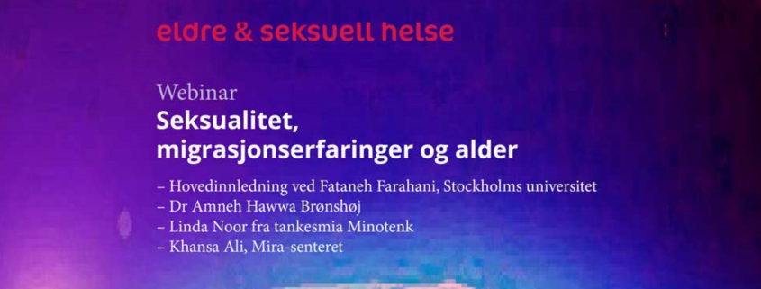 Webinar - Seksualitet, migrasjonserfaringer og alder