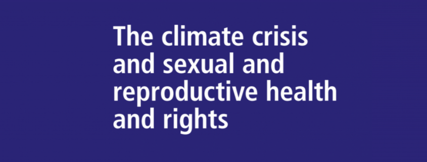 IPPF - Position paper - Climate crisis and SRHR